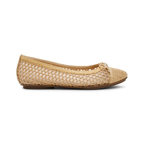 Anne Klein Luci-M Women's Flat Shoes Natural Raffia : 7 M, Mesh/Rubber - Picture 2 of 4